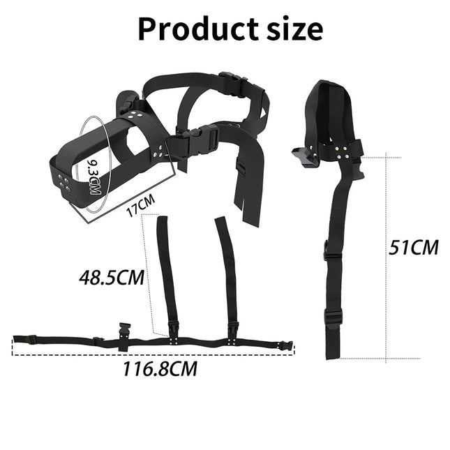 Adult Sex Toys for Men Adjustable Strap-on Automatic Male Masturbation Cup Wearable Sex Harness Male Hands Free Masturbator