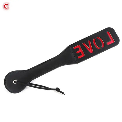 Leather 3D Cat Paw Heart Spanking Adult Couple Play Toys Punishment Training Whip Spank Beat Toys