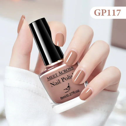 8ml Water-Based Nail Polish 48 Colors Long Lasting Quick Drying No Need of Lamp to Cure Nail Supplies Vernis for Nails Manicure