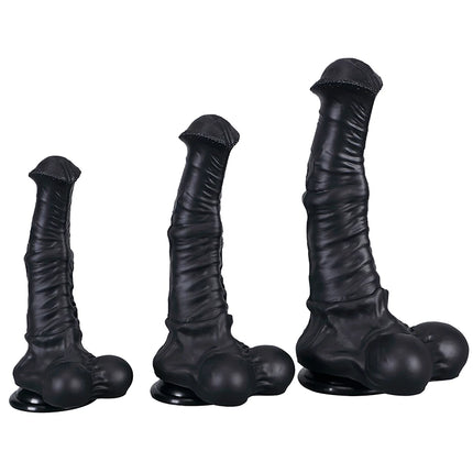 Dildo Horse Dick Anal Plug in Four Colors Noctilucent Butt Sex Toys Prostate G-spot Massager Anal Penetration Men Masturbator 18