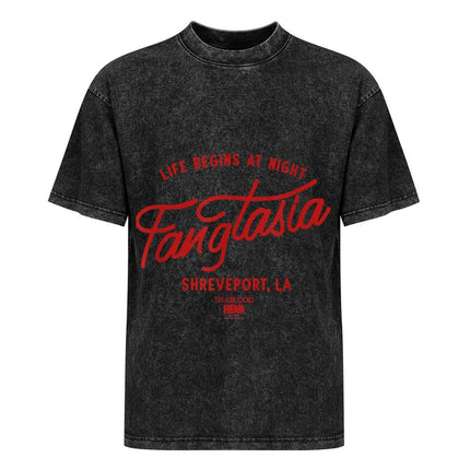 True Blood Fangtasia Club Logo T-Shirt Clothing Short sleeve tee graphic t shirts Men's t-shirt