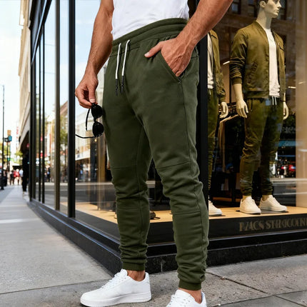 Spring Autumn Men Stretch Zip Gym Jogger Sweatpants For Amazon, Slim Unique Sports Casual Trousers Wholesale
