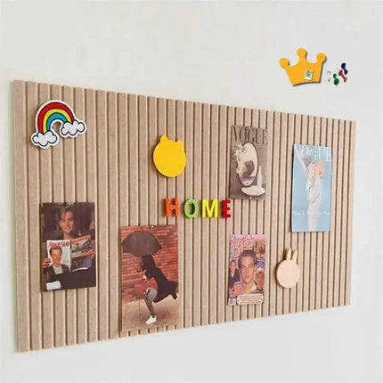 1-5PCS Felt Wall Stickers Kindergarten Work Display Bulletin Board Photo Wall Backdrop Living Room TV Background Wall Decoration