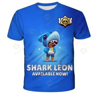 Japanese Anime Games T Shirt Women Men Kids Pullover Stars Gamer Mico Kit Larry & Lawrie Costume Clothing Age 4 7 8 10 11 12 13