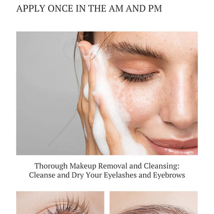 2 In 1 Fast Eyelash Eyebrows Growth Serum 7 Days Natural Eyelash Enhancer Longer Fuller Thicker Curling Lengthening Lash Makeup
