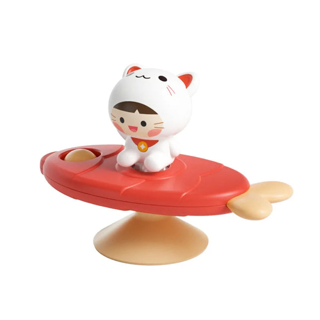 Baby Cartoon Sea Animal Spinners Toy Bath Toys Game for Kids ABS Suction Cup Spinning Top Hand Fidget Gyro Stress Reliever
