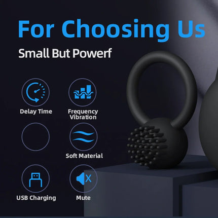 Cock Ring Vibrator Penis Sleeve Sucking Stimulator Remote Control G-spot Erection Ring Clitoral Sex Toy for Adult Supplies