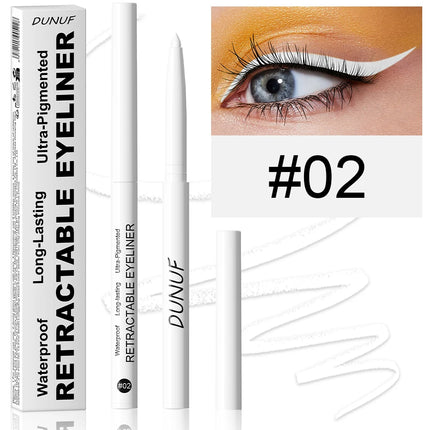 DUNUF 4-Color Longwear Eyeliner Pen – Waterproof & Smudge-Proof Formula for Precise, All-Day Definition
