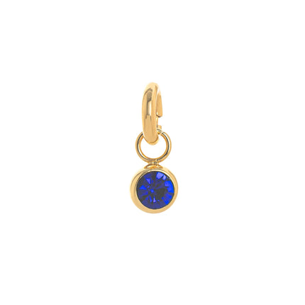 Minimalist Twelve Birthday Stone Light Luxury High Praise Palm Moon Tai Chi Planet Pendant Gold Plated Color Preserved