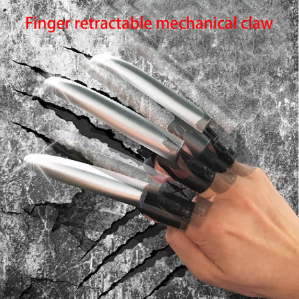 Creative Funny Anime Cosplay Wolf Claws Fingers Wear Retractable Plastic Claws Cool Folding Mechanical Fingers Antistress Toys