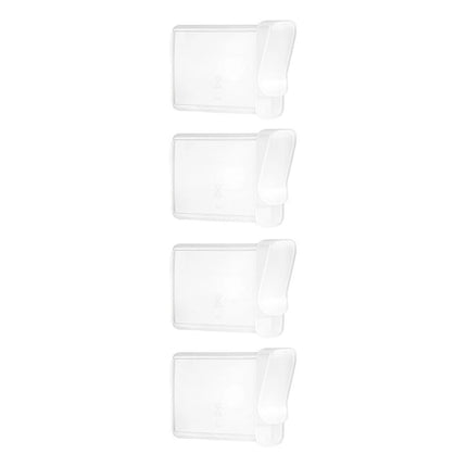 4/8-Pack Transparent Refrigerator Dividers Retractable Side Door Storage Clips for Kitchen Food Bottle Organization Refrigerator