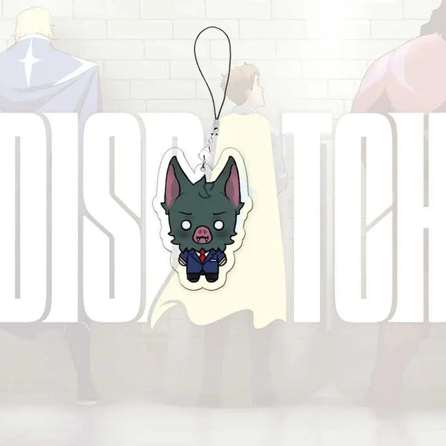 DISPATCH Z-Team Mobile Phone Charms Acrylic Small Pendant Blazer Robert Robertson Invisigal  Phone Chain Ring Fans Friends Gift