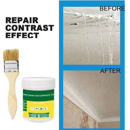 Transparent Waterproof Coating Sealant Agent Wall Leak Repair Material Invisible Glue for Roof Leakage Crack Seepage with Brush