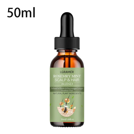 Hair Growth Essential Oil Rosemary Mint Hair Strengthening Oil Nourishing Treatment For Split Ends Dry Organics Hair Care Oil