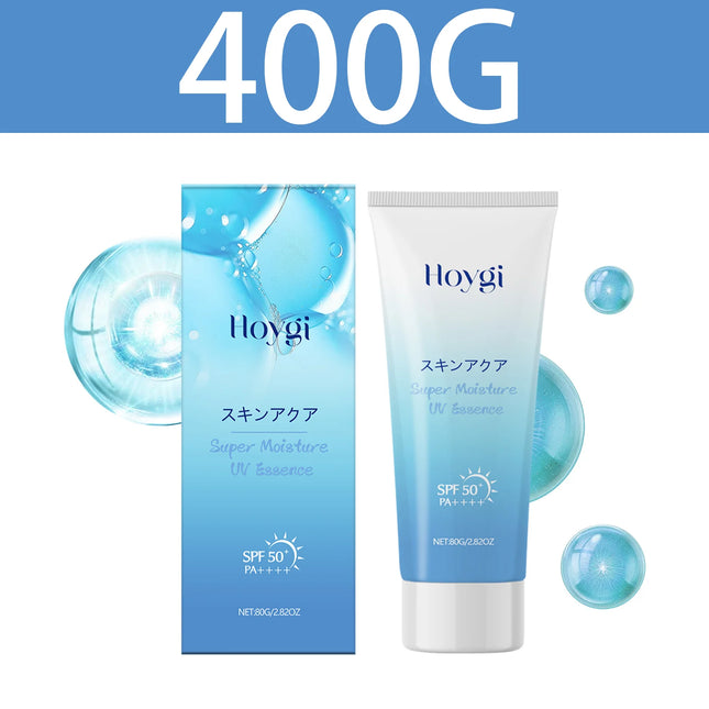 HOYGI SPF50 UV Sunscreen Hyaluronic Acid Face Cream Facial Protection Lotion For Men And Women Moisturizing Soothing Waterproof