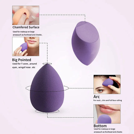 1/4/8pcs makeup sponge blender beauty egg blow cosmetic soft foundation sponges powder blow female make up accessories beauty to