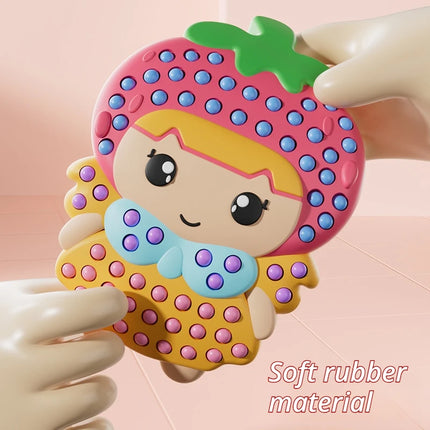 New Beads Pen Painting Handicraft Set for Kids Creative Handmade Sticker DIY Princess Rainbow Cake Keychain as a Gift for Kids