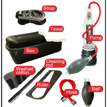 Male Penis Pump Water Vacuum Pump For Men Penis Enlargement Pump Dick Extender Cock Exercises Pump Glans Trainer Adults Sex Toys