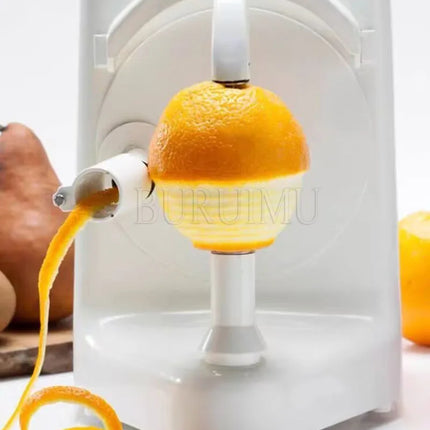 Commercial Electric Fruit Peeler Stainless Steel Lemon Apple Pear Orange Removing Peeling Machine