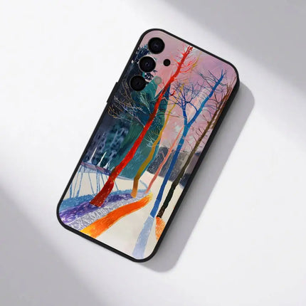 David Hockney Art For Samsung Phone Case S26,S25,S24,S21,S22,S23,S30,Ultra,S20,Plus,Fe,Lite,5G Black Cover