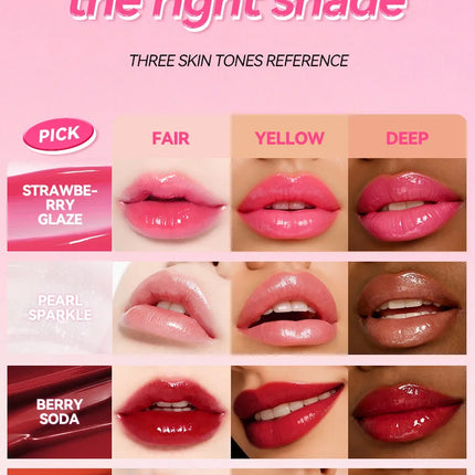 Fruit-flavored Enhancing Complexion Lip Serum, Hydrates and Moisturizes, Does Not Stick To The Cup, Convenient for Daily Use