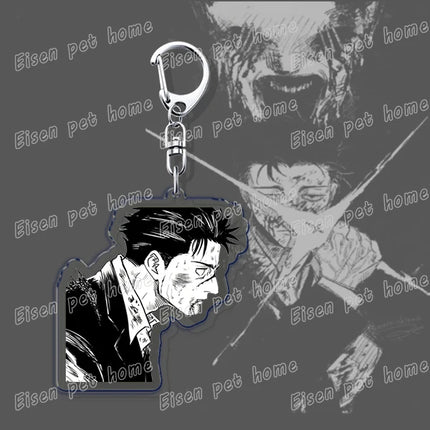 Anime Hiromi Higuruma Keychain Accessories Bag Charm Jjk Gojo Kaisen Manga Keyrings Fans Freinds Gifts