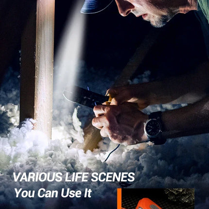 Strong Light Headlamp Portable LED Sensor Headlamp USB-C Rechargeable Head Flashlight Outdoor Camping Fishing Emergency Lantern