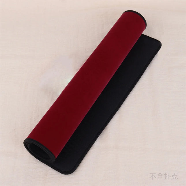 45x35cm 400g Thicken Magic Table Mat Lock Edge Velvet Surface Anti-slip Rubber Base for Poker Coin Magic Props Practice Tool