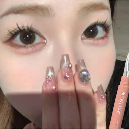 Bicolor Under Eyes Pen Double Ended Lying Silkworm Pencil Nude Lower Eyelid Contour Aegyo-sal Eyeliner Makeup with Detail Brush