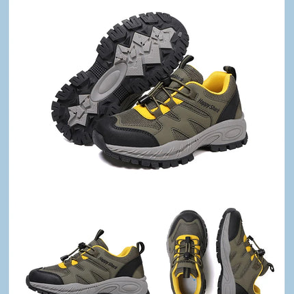 New Hiking Shoes Children Designer Climbing Trekking Sneakers for Boy Girl Leather Outdoor Sports Work Kids Shoes Run Shoes