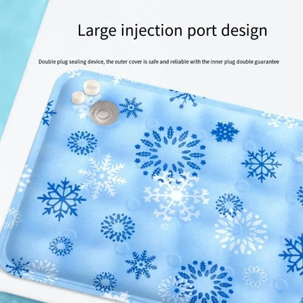 Ice Gel Pet Cooling Mat, Self Water Adding, Moisture-proof Cold Sleeping Pad for Small Large Dogs Cats Summer Indoor Use