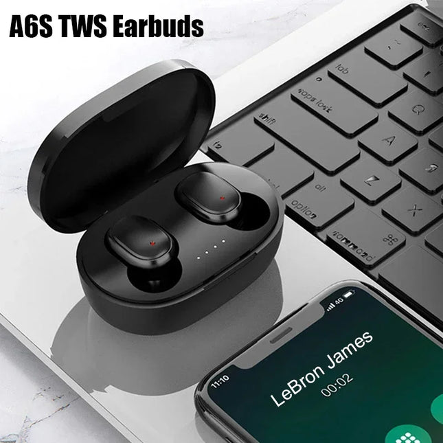New TWS Wireless Bluetooth Headphones Sports Earbuds Fone Bluetooth Headphones with Microphone apply to smartphones