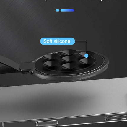 Universal Mirror Magnetic Phone Holder for Magsafe 360° Rotation Folding Magnet Bracket for iPhone 17 16 Samsung Portable Stand