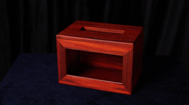 Quantum Billet Box by Pen &MS Magic Tricks Wooden Box Magica Professional Magicina Stage Illusions Gimmick Props Comdy Funny