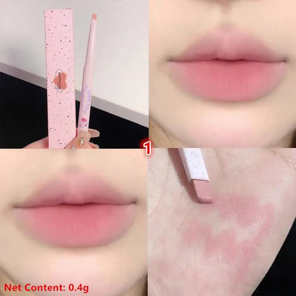 Nude Light Sweet Soft Matte Lip Liner Pencil Long-Lasting Resistant to Fading And Makeup Removal Shapes the Lip