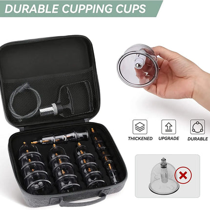 Cupping Therapy Set Vacuum Cupping Set Suction Cups Massage Physiotherapy Jars Chinese Medicine Anti Cellulite For Body Massager