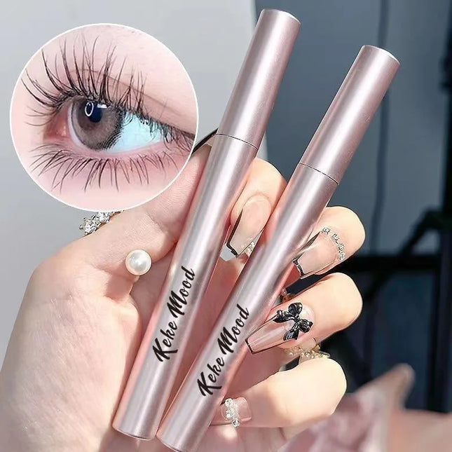 Eye Black Long Curly Durable Non Smudging Non Peeling Waterproof and Sweat Resistant Eye Black Lengthens Eyelashes Black Mascara