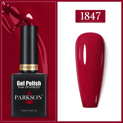 Parkson 12ML Nail Gel Polish HEMA TPO FREE Full Coverage 279 Color Gel Pigment Professional Nail Art Long Lasting Gel Varnish