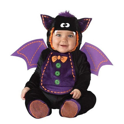 2024 New Arrival High Quality Baby Boys Girls Halloween Dinosaur Costume Romper Kids Clothing Set Toddler Co-splay Triceratops