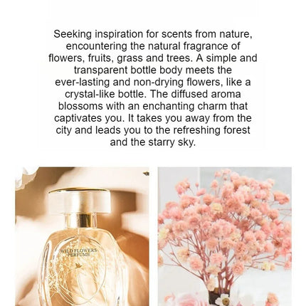 Fresh Delicate Rich Notes Women's Perfume 50ml, Long-Lasting Romantic Date Lady Parfum romantic date lady parfum