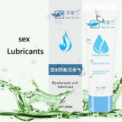 20ML Water Based Lubricant Oil For Sex Mini Anal Sexy Lubricants Oral Gel Hyaluronic Acid Sex Lube Oil Body Lubricant For 18+
