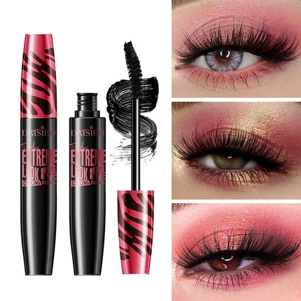 4D Silk Fiber Lash Mascara Waterproof Mascara For Eyelash Extension Black Thick Lengthening Eye Lashes