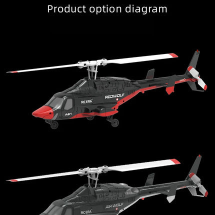 A61 RC Helicopter 2.4G 6-Aixs Gyroscope 4CH Altitude Hold Optical Flow Remote Control Helicopter Toys For Kid Adult