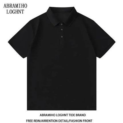 Y2K Short Sleeved Polo Shirt T-shirt Printed Top Dark Gothic Retro Summer Street Top