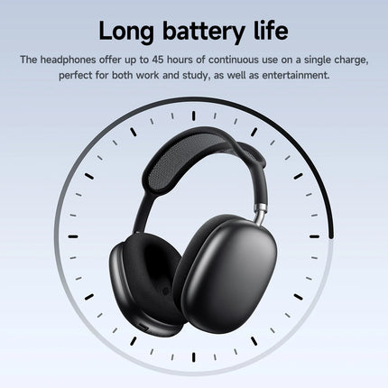 hoco Over the Ear Bluetoothe 5.4 Headphones Sports Wireless Earphone Headsets with Microphone for Phone Call Fabric Eartips