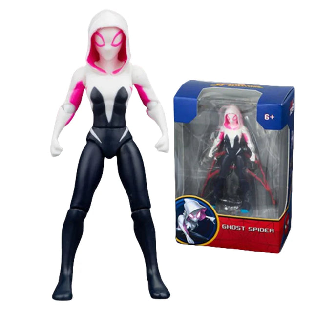 ZD Avengers Super Hero Iron Man Spiderman Gwen Action Figure Collectable Model Desktop Ornaments Toys Children Birthday Gifts