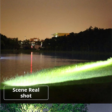 New model LED adjustable focus flashlight, USB rechargeable, aluminum alloy, high-intensity, outdoor camping self-defense flashl