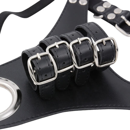 Strapon Male Chastity Pants Belt Sexy Lingerie Panties Harness Leather Thong SM penis Bondage Restraint Femboy Sex Toys for Men