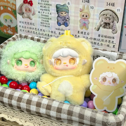 Yooki V4 Takes A Bite Bear Series Plush Blind Box Creative Cute Doll Backpack Pendant Keychain Mysterious Box Surprise Fun Gifts