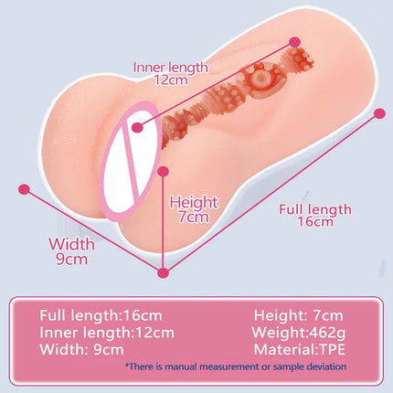 YUU Realistic Vagina Sex Toys For Men Masturbator Male Artificial Aircraft Cup Adult Products Pocket Pussy Man Masturbation Tool